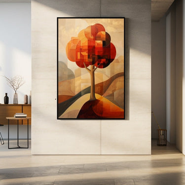 Modern Art Painting of Trees